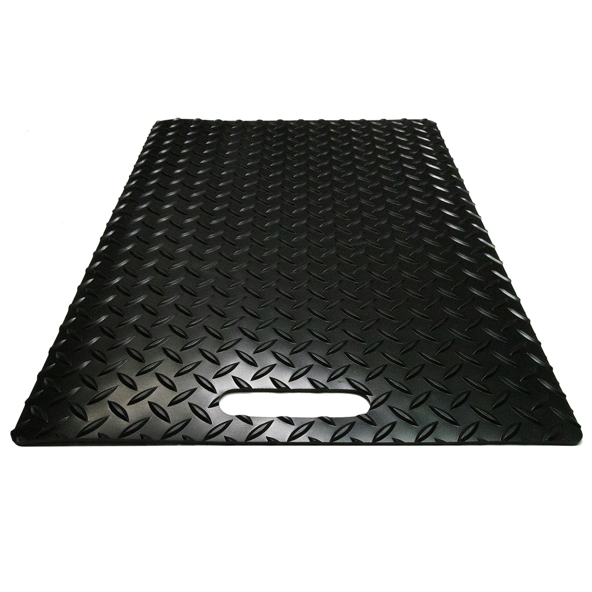 Rhino Mats Fusebox Safety Mat — 24in. x 36in. x 1/4in. Thick, Diamond Plate, Class 2, ASTM D178 Switchboard, Non-Conductive, Model# FBS-2436-436